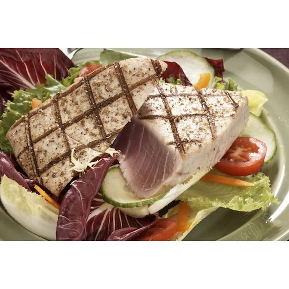 8 Ounce Vacuum Packed Skinless Boneless Wild Tuna Steak M4149