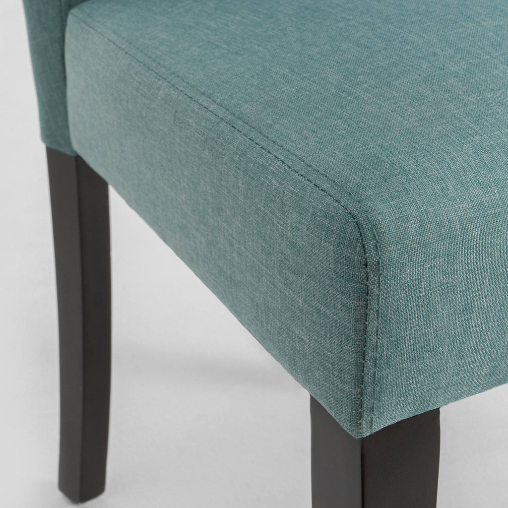 Deep Purple Fabric Dining Chair (Set of 2) O436