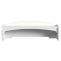 Bright White Engineered Hardwood Desk Hutch G7031