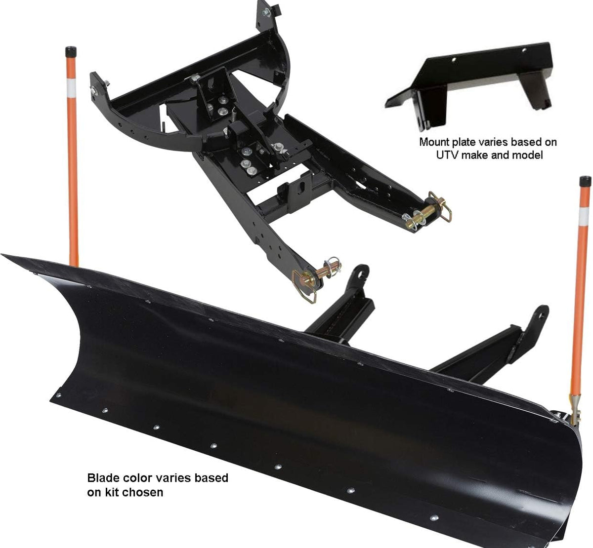 72" Red UTV Snow Plow Kit T2079