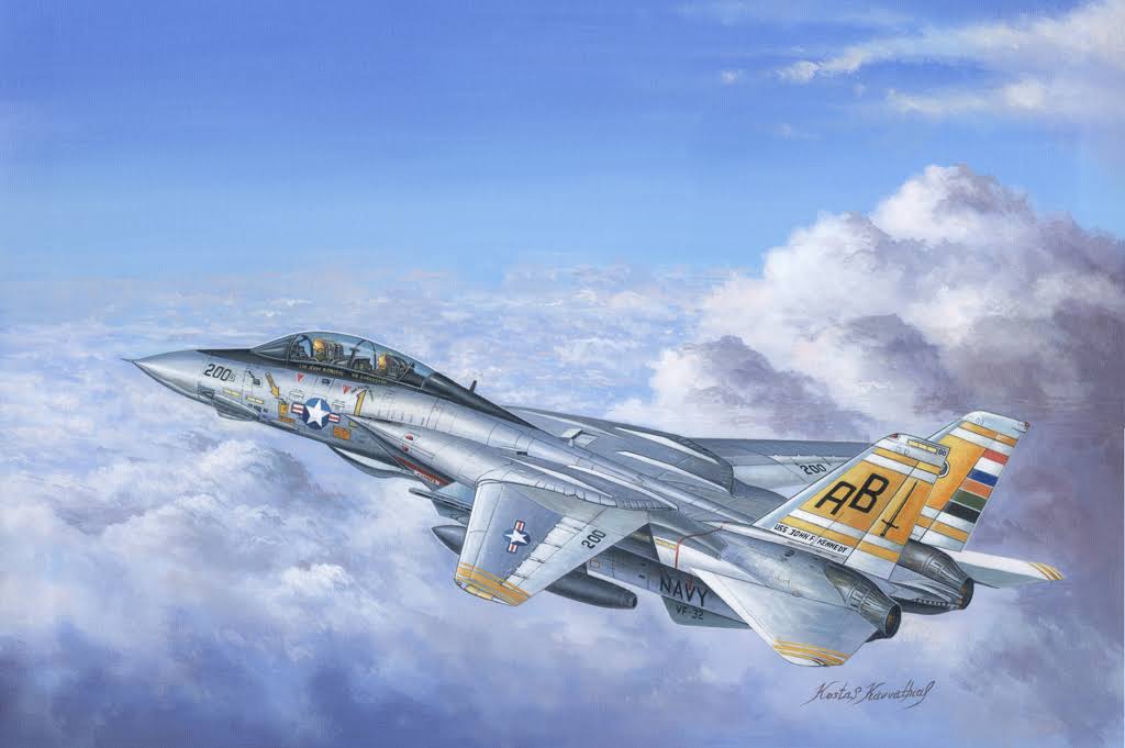 F-14A Tomcat 1/48 Model Kit E481774