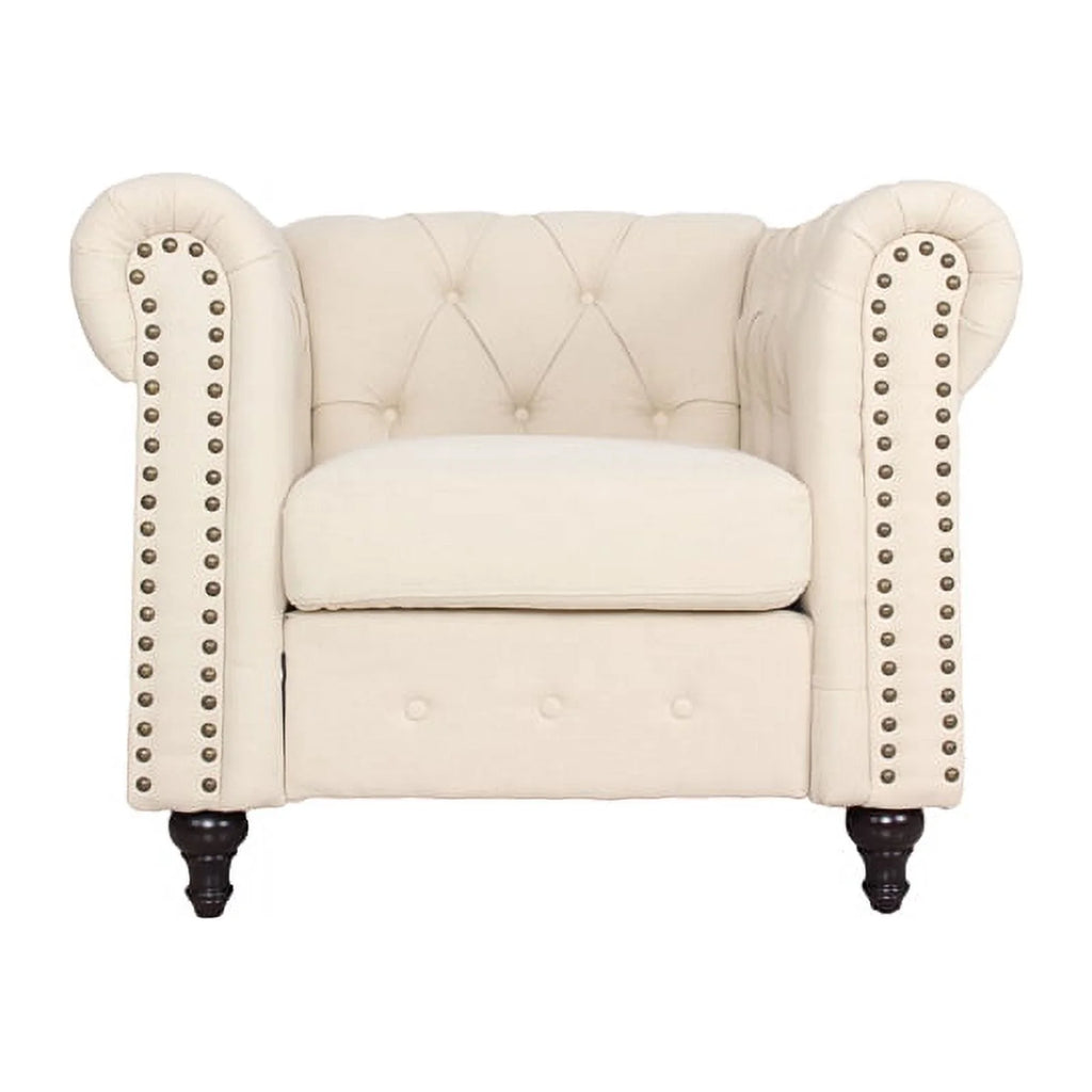 3 Piece Living Room Set with Sofa Loveseat and Accent Chair D139346