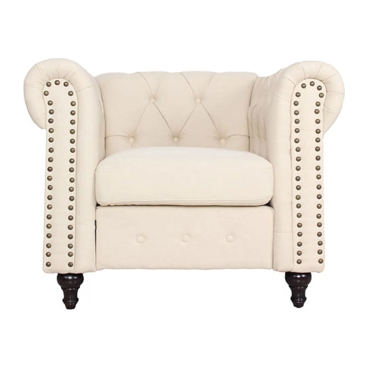 3 Piece Living Room Set with Sofa Loveseat and Accent Chair D139346