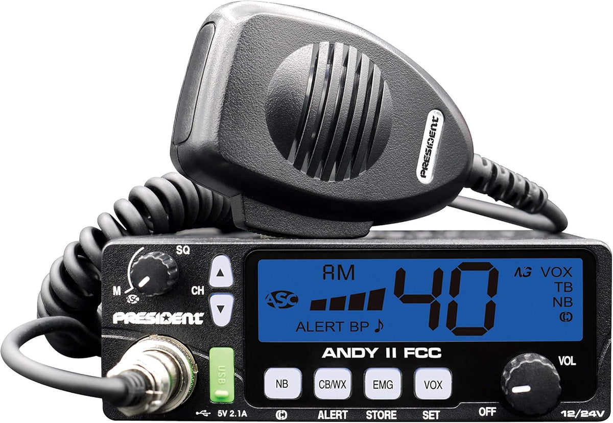 CB Radio with Weather Channel and USB Port X532