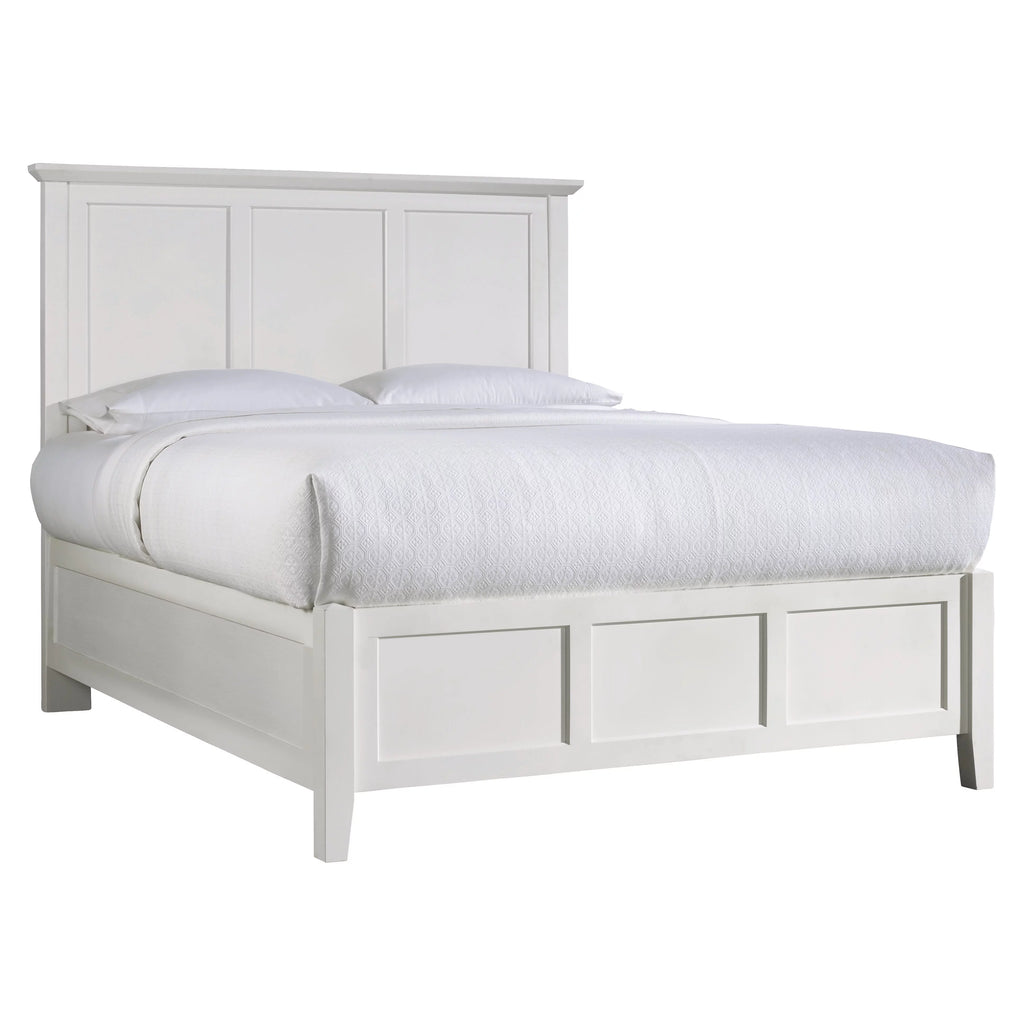 Cal King Bed in White Mahogany B425617