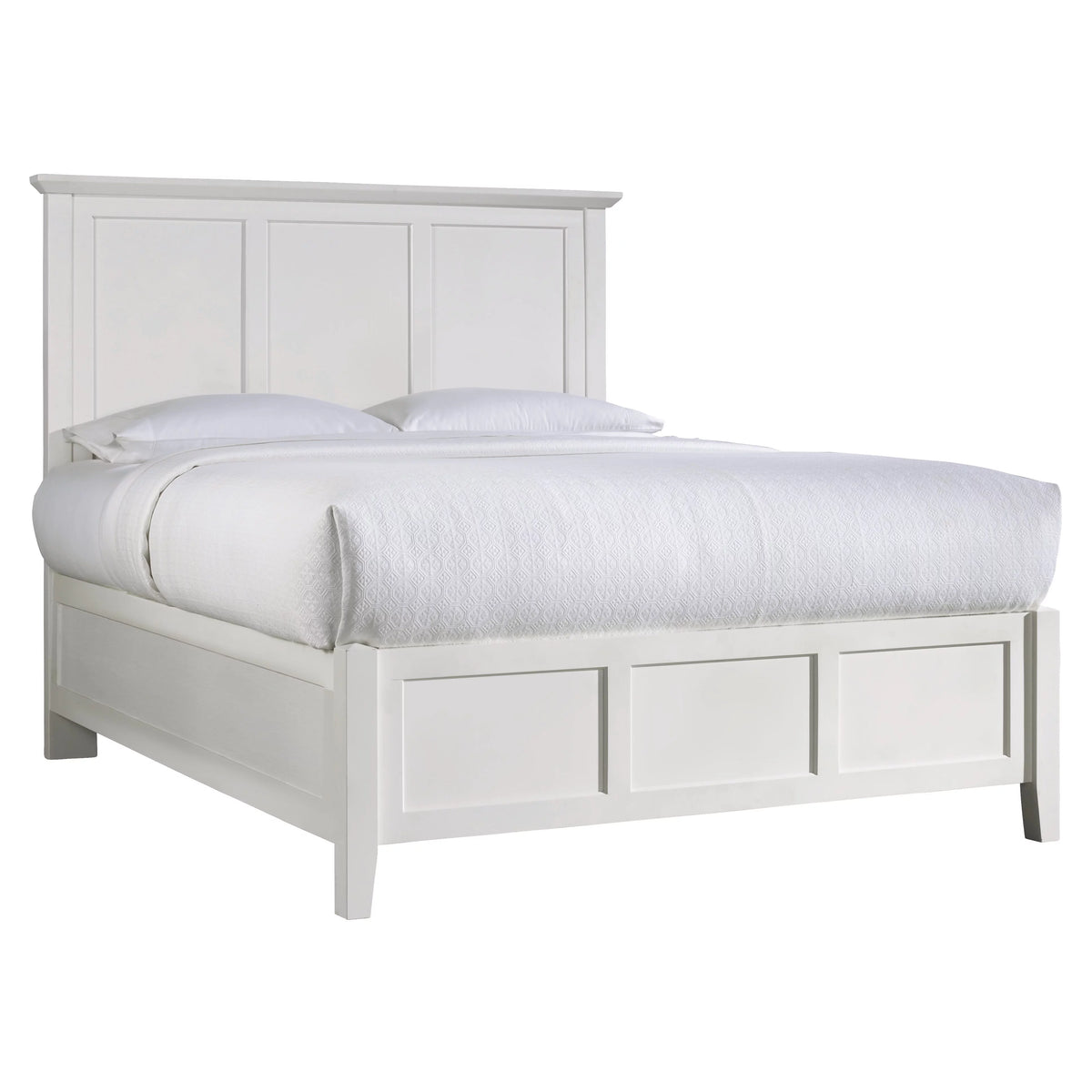 Cal King Bed in White Mahogany B425617