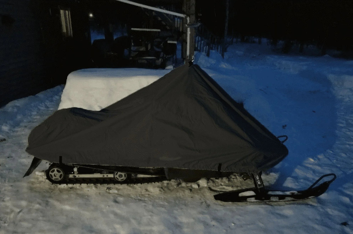 200 Denier All Black Snowmobile Cover P504