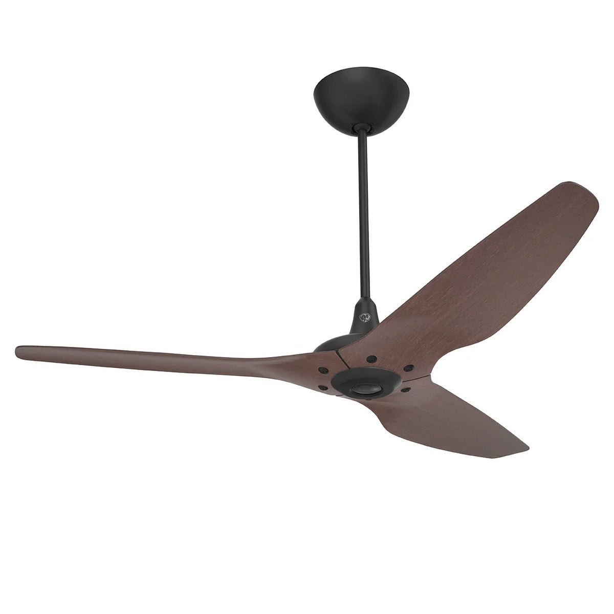 60 Ceiling Fan with Cocoa Bamboo Blades and Black Finish C9313