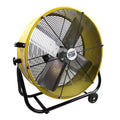 Yellow 2 Fan Speeds Drum Fan D39782