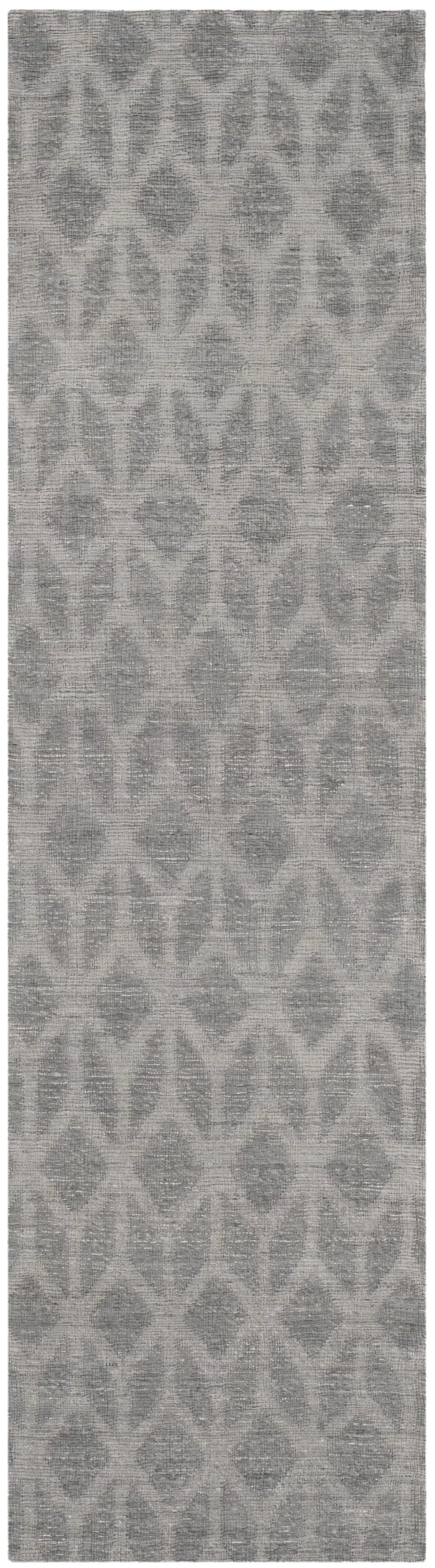 Grey/Gold Geometric Area Rug O124