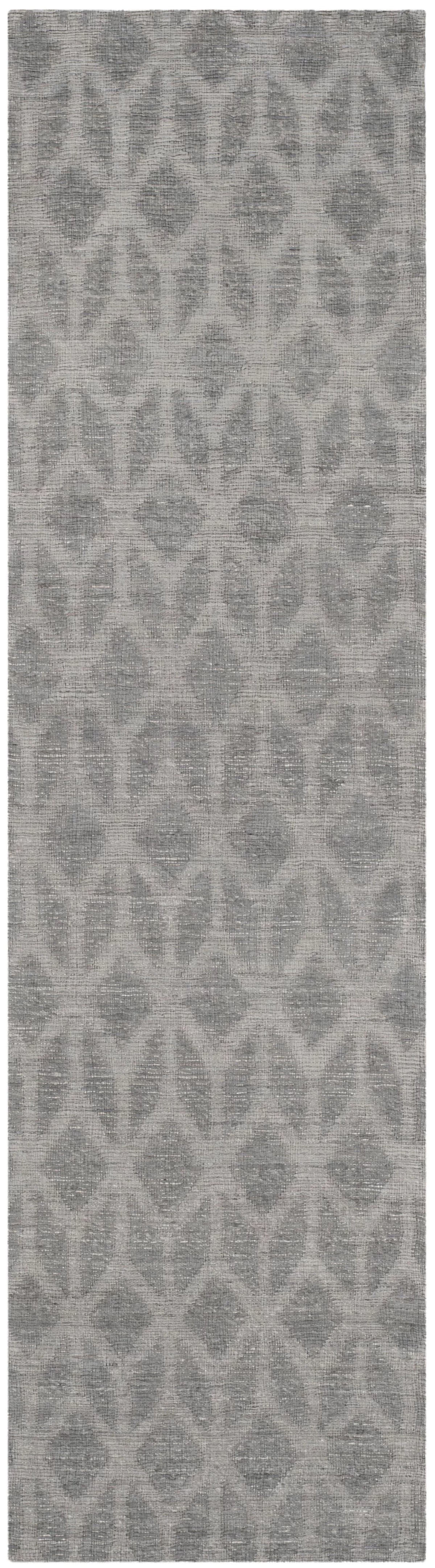 Grey/Gold Geometric Area Rug O124