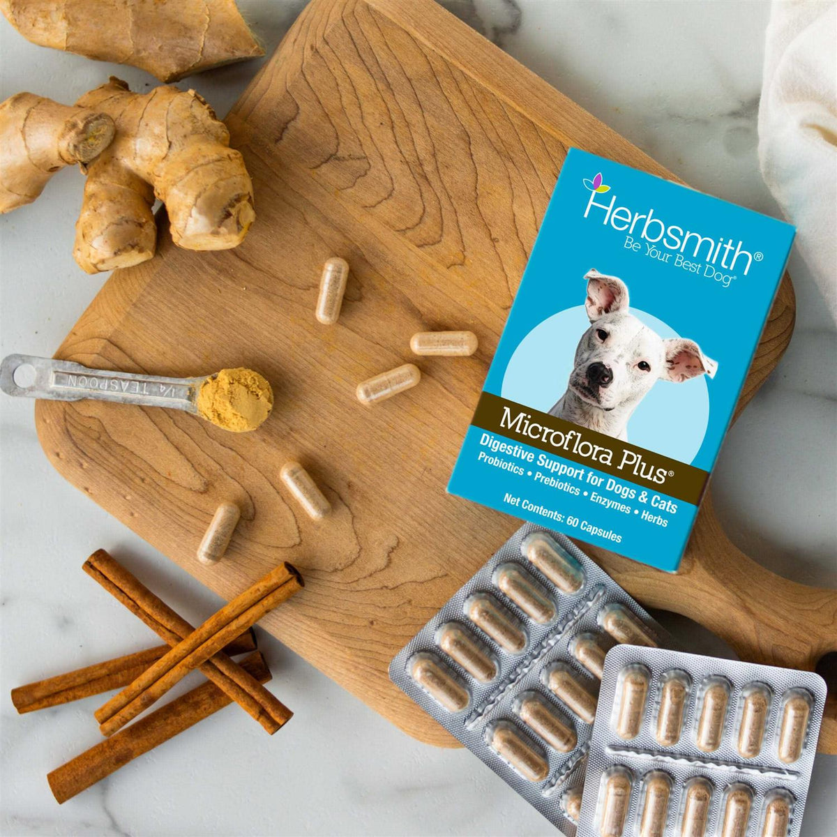 Microflora Plus for Digestion Pet Supplies J7866