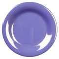 Purple 7 5/8x22 Wide Rim Plate, Melamine, Pack of 6 Q3439