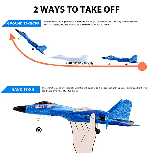 2.4GHz RC Airplane with 2 Batteries B396
