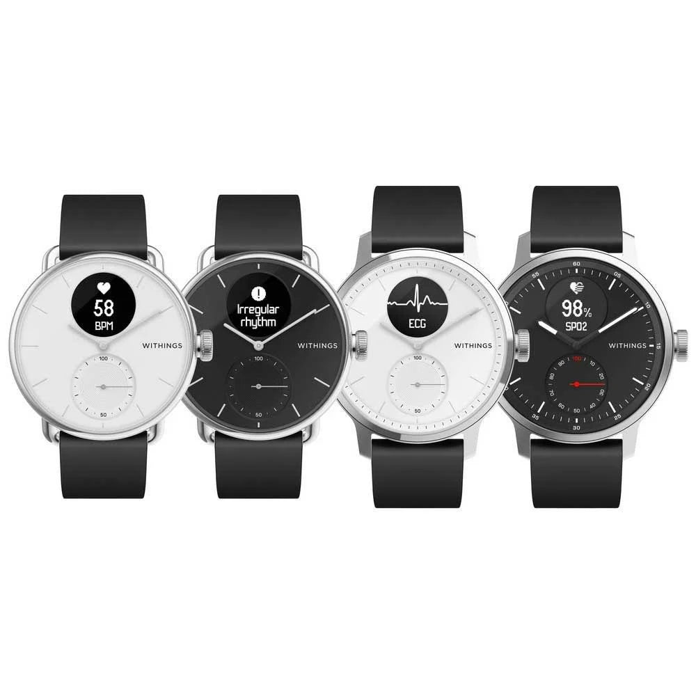 Black Stainless Steel Smartwatch 42mm E59296