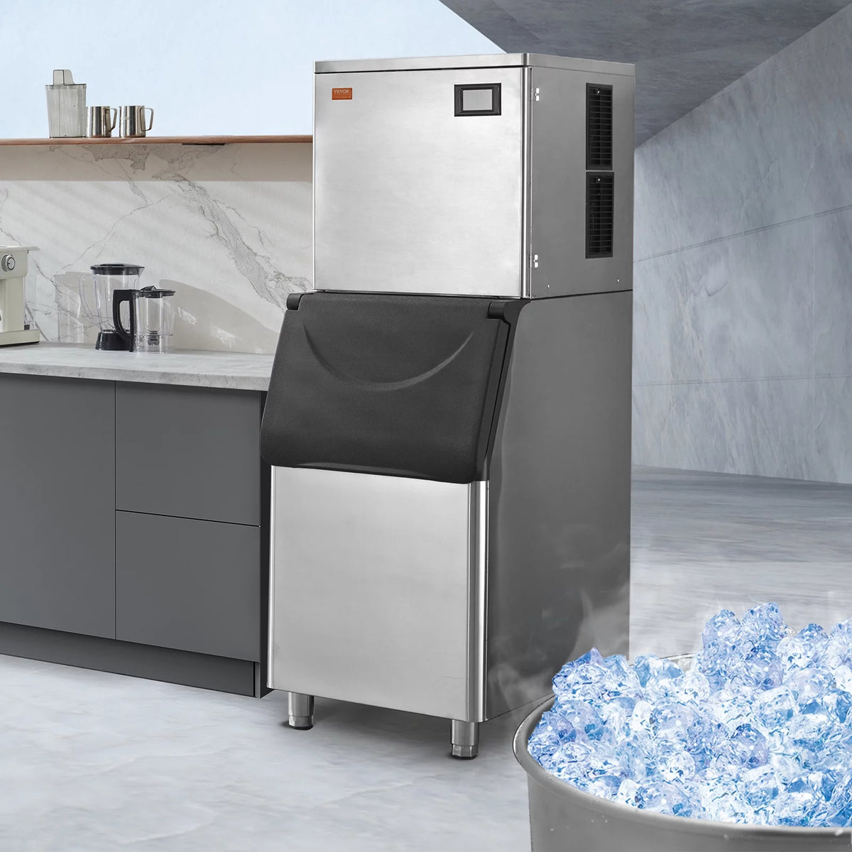 Commercial Ice Maker with Storage Bin L98862