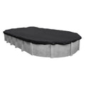 Black Oval Winter Pool Cover B374
