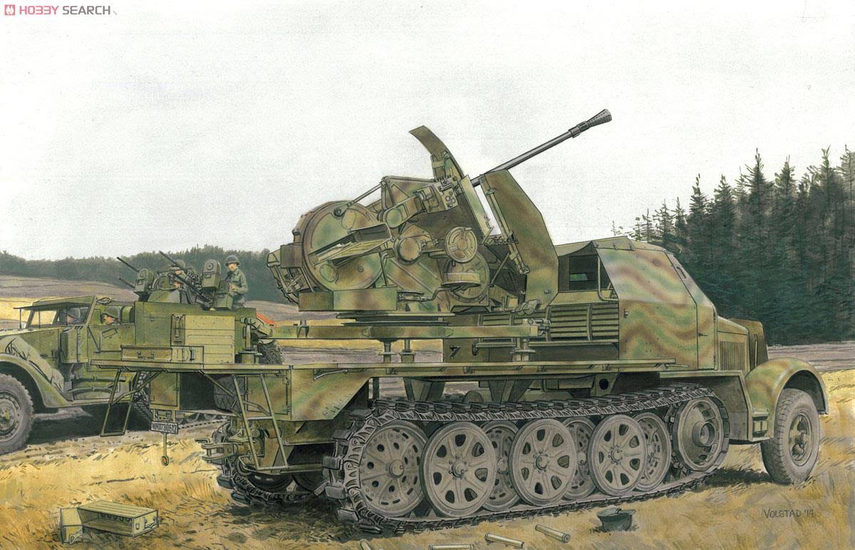Sd.Kfz.7 with 3.7cm Flak 43 auf Selbstfahrlafette (1/35 Scale) L58231