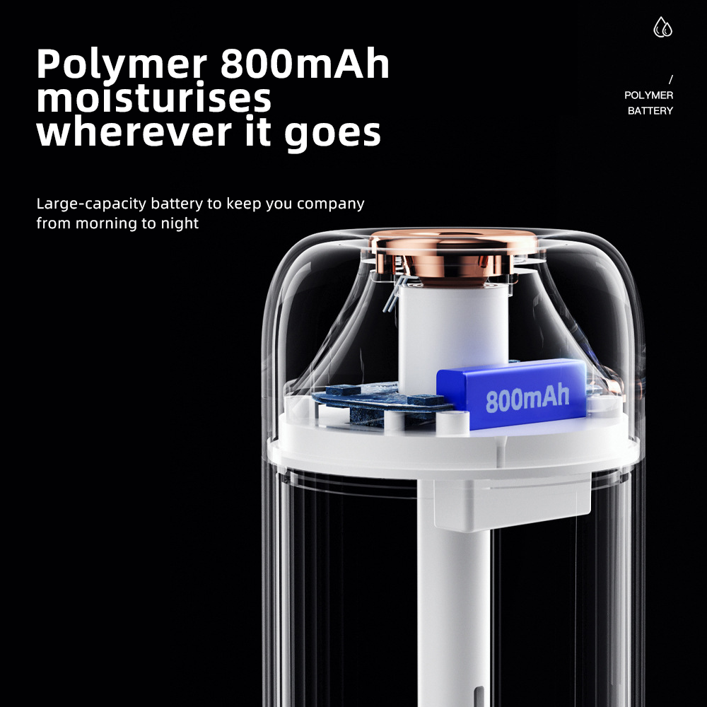 Portable Mini Cool Mist Humidifier, 260ml, USB, Blue P51608