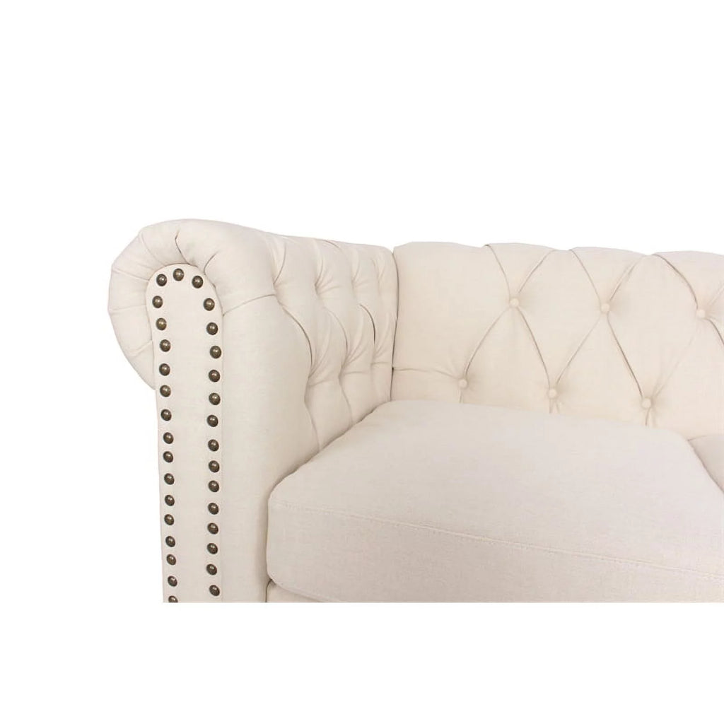 3 Piece Living Room Set with Sofa Loveseat and Accent Chair D139346