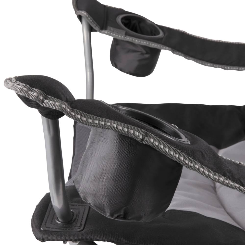 Black Reclining Camp Chair H68604