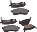 Semi-Metallic Front Rear Brake Pads Pack of 2 F676300