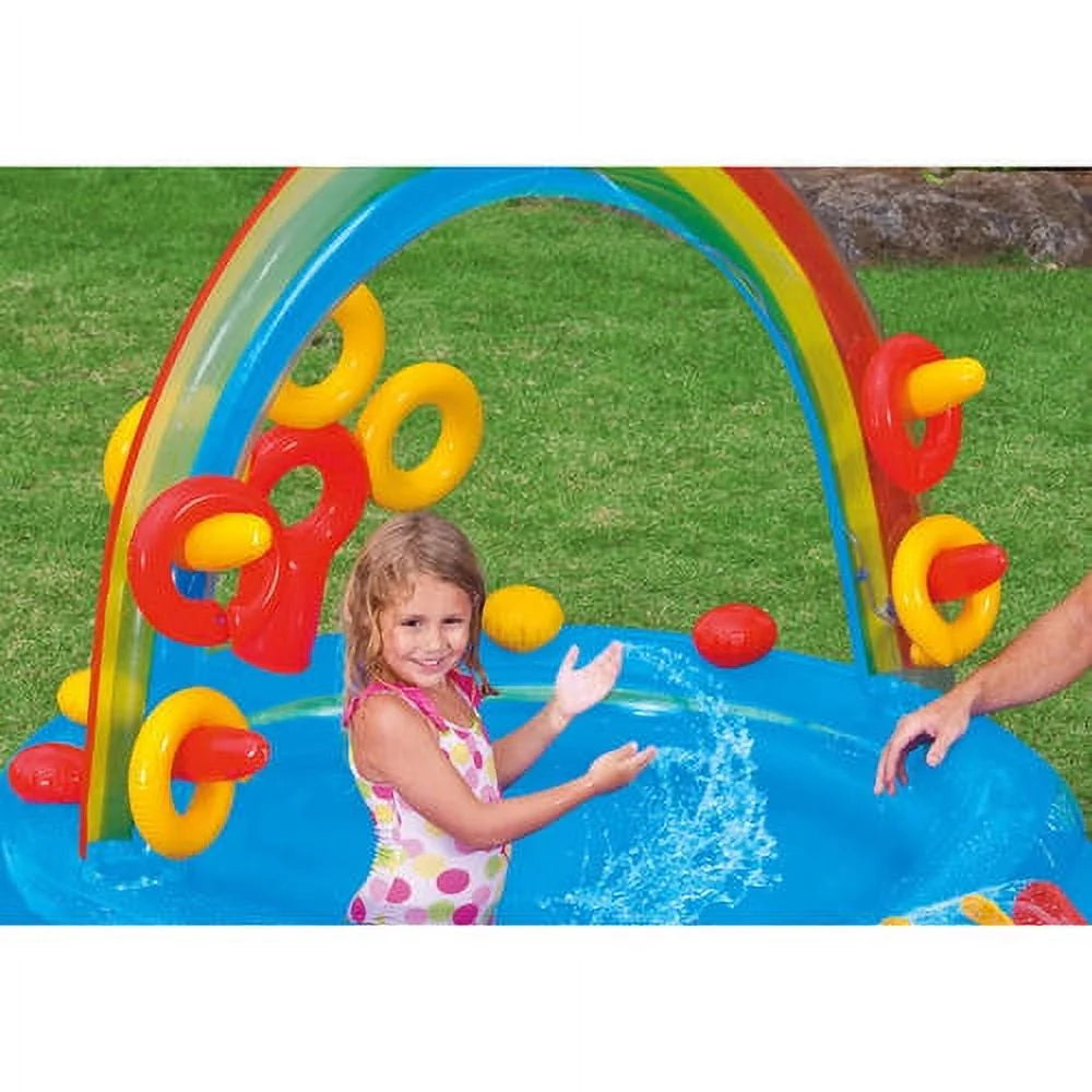Inflatable Pool & Water Slide A9880