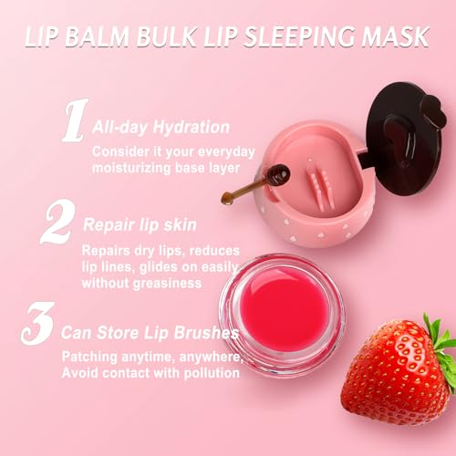 4 PCS Honey Lip Balm Lip Mask S26117