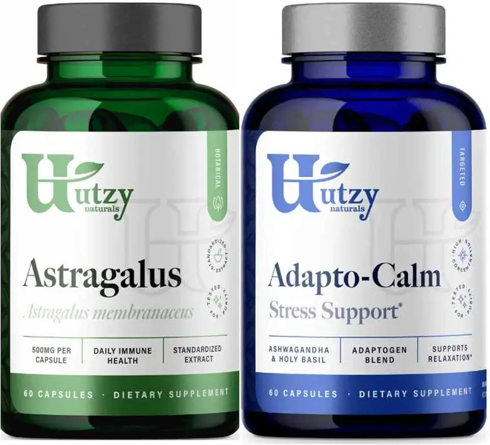 500 mg Astragalus Ashwagandha Tulsi Holy Basil Passionflower Capsules Z2127