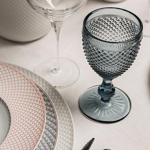 Red Wine Glasses Set of 4 Blue Y709