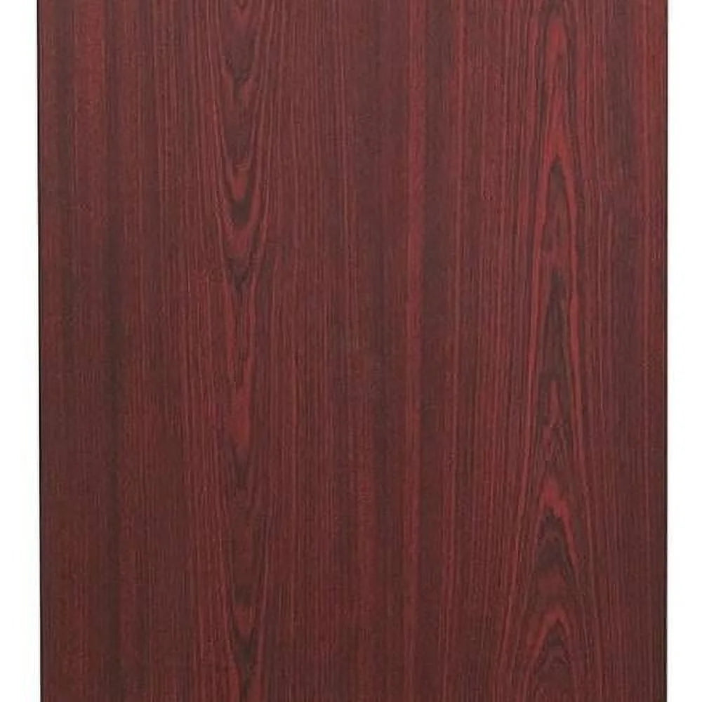 Mahogany Melamine Laminate Folding Training Table W4416