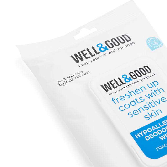 Unscented Hypoallergenic Cat Wipes V320