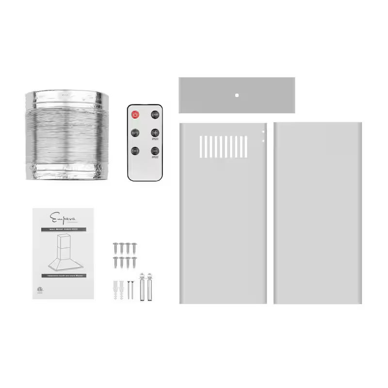 30 in. 380 CFM Ducted Wall Mount Range Hood in Stainless Steel X907493