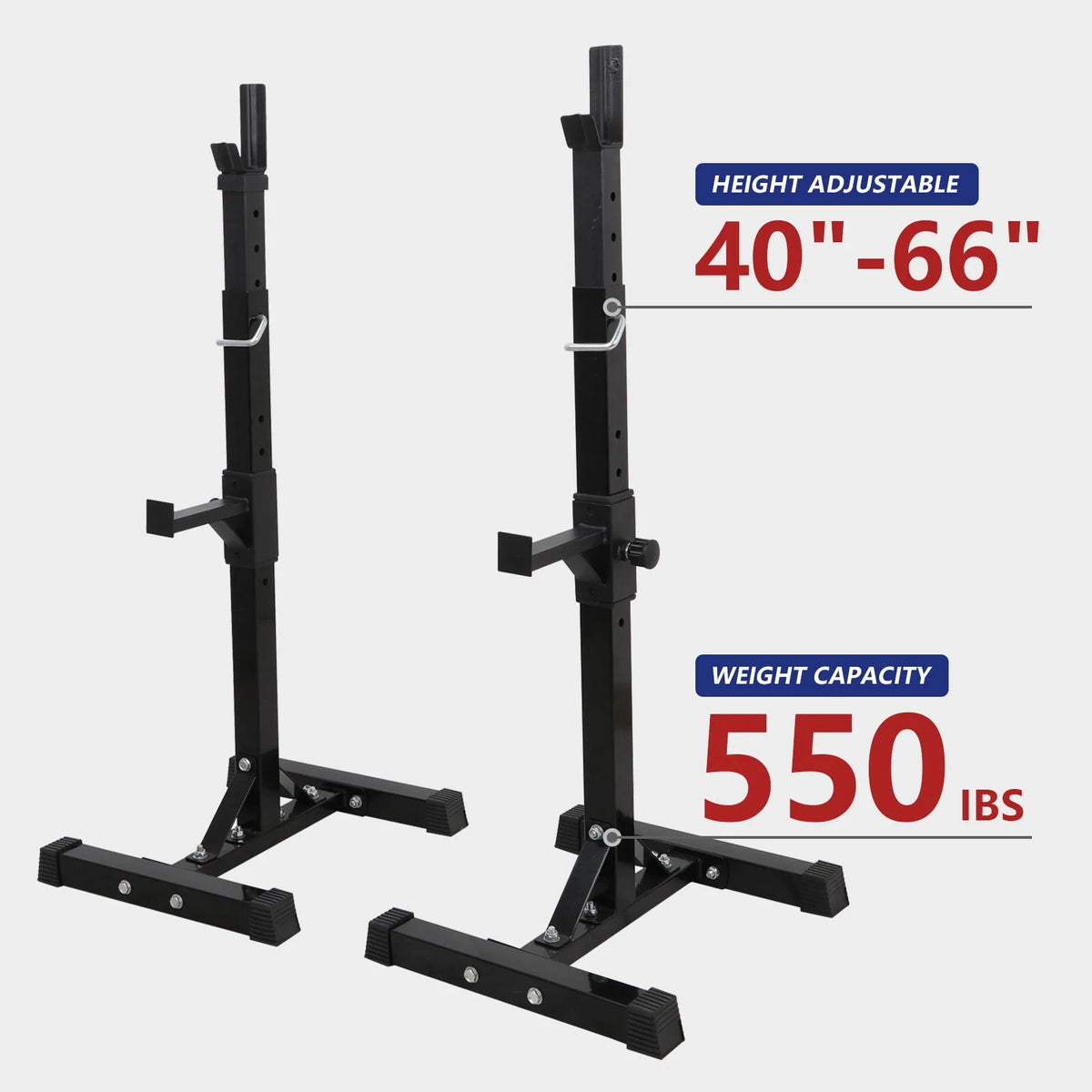 Steel Adjustable Squat Rack K784301