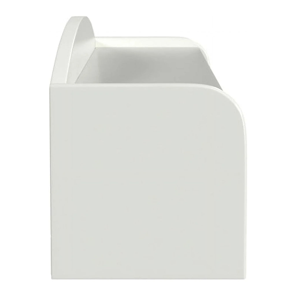 Bright White Engineered Hardwood Desk Hutch G7031