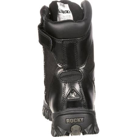 Black 8 inch Alpha Force Work Boots D96870