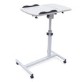 Adjustable Rolling Laptop Desk Sofa Overbed Table M4242