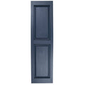 2-Pack 14.5-in W x 74.5-in H Midnight Blue Raised Panel Vinyl Exterior Shutters T1965