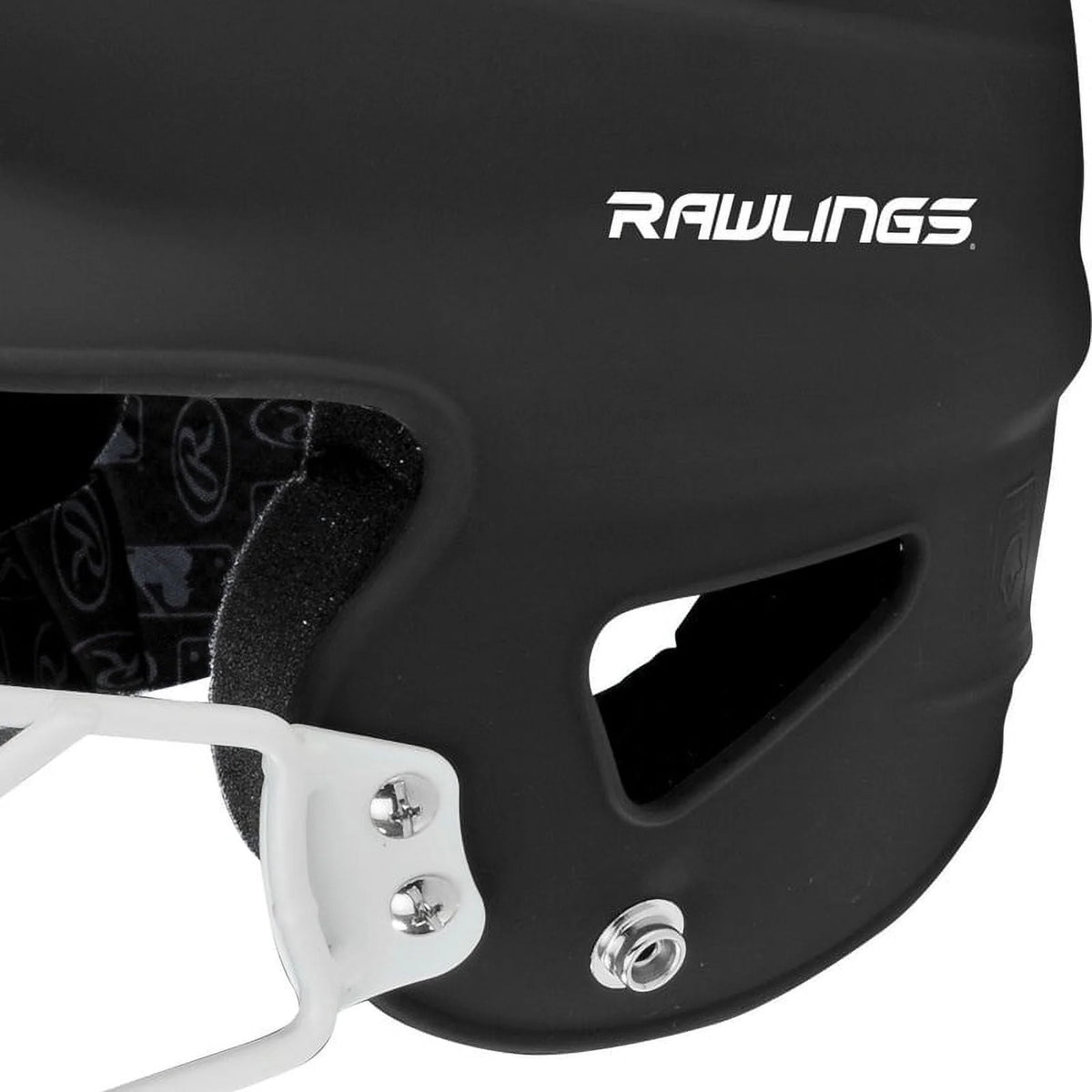 Youth Fastpitch Softball Batting Helmet with Face Guard, Matte Black R527622
