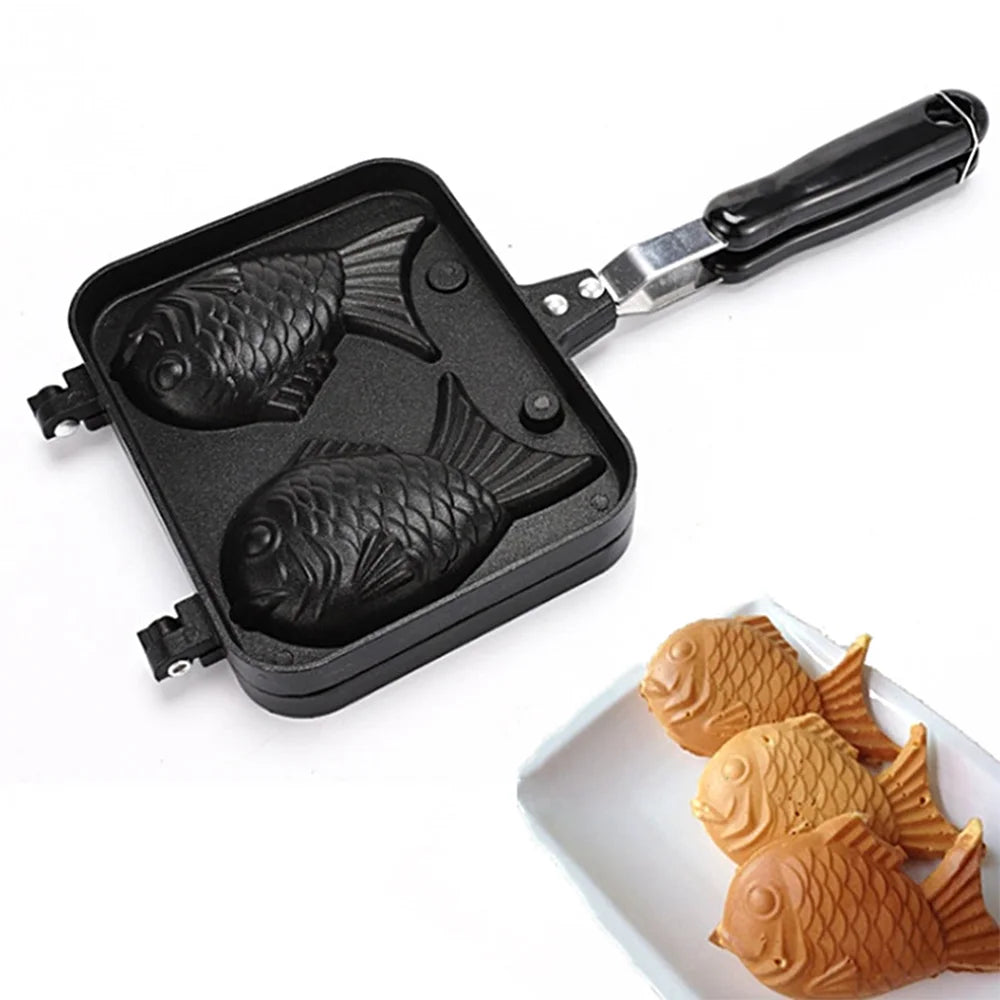 Non-stick Fish-shaped Waffle Iron Aluminum Alloy Mold P20505