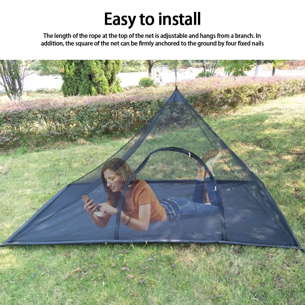 Compact Lightweight Mosquito Net with Carry Bag K2815