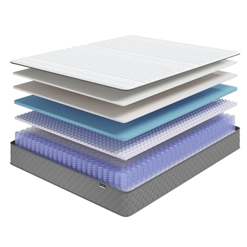 12 Inch Full Size Cooling-Gel Memory Foam Pocket Spring Hybrid Mattress N73308