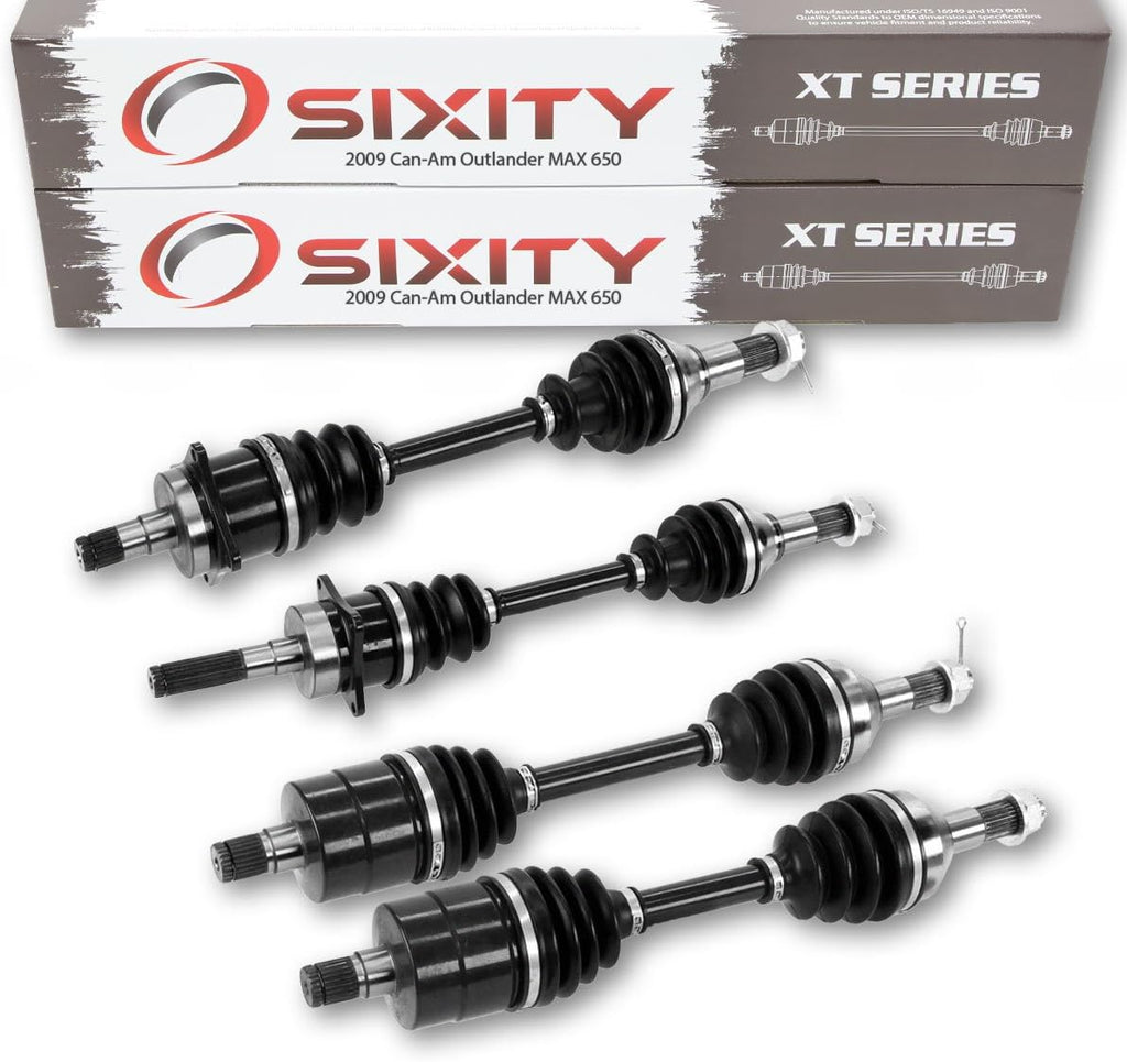 Front Rear Left Right Axles for Can-Am Outlander MAX 650 4X4 O4793