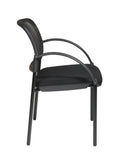Screen Back Mesh Seat Visitors Chair with Arms R79520