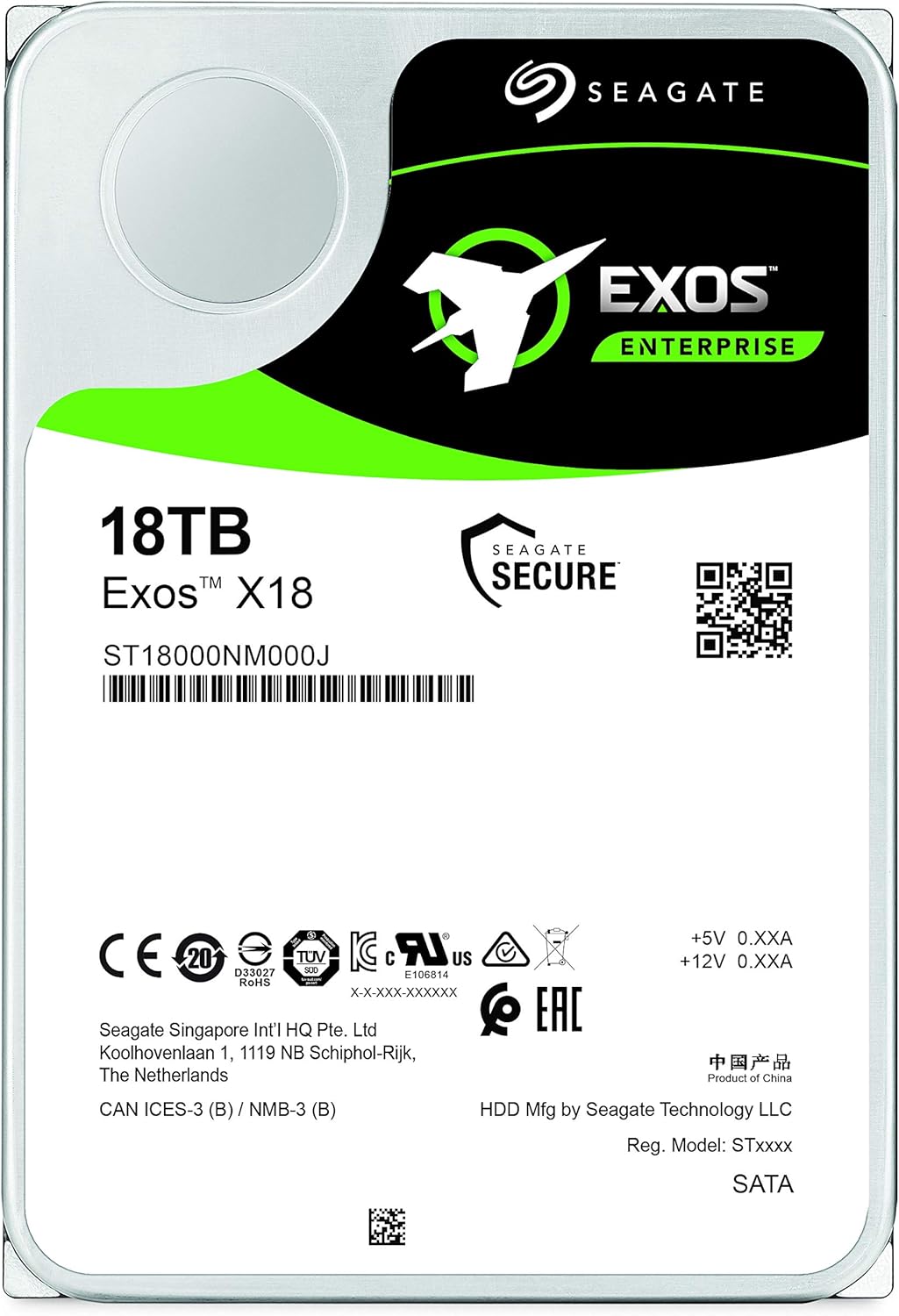 18TB Enterprise HDD SATA 6Gb/s 7200 RPM 3.5 Inch C905224