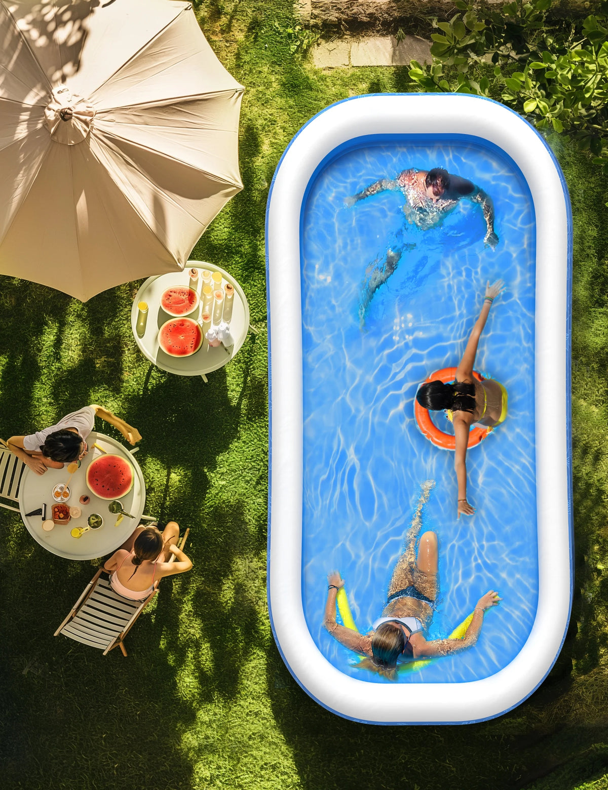 Inflatable Swimming Pools 118'' x 72'' x 20'' L42381
