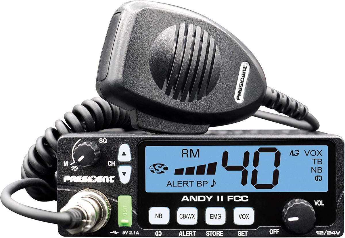 CB Radio with Weather Channel and USB Port X532