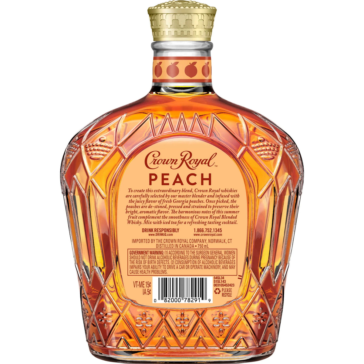 Peach Flavored Whisky 750 mL K6453