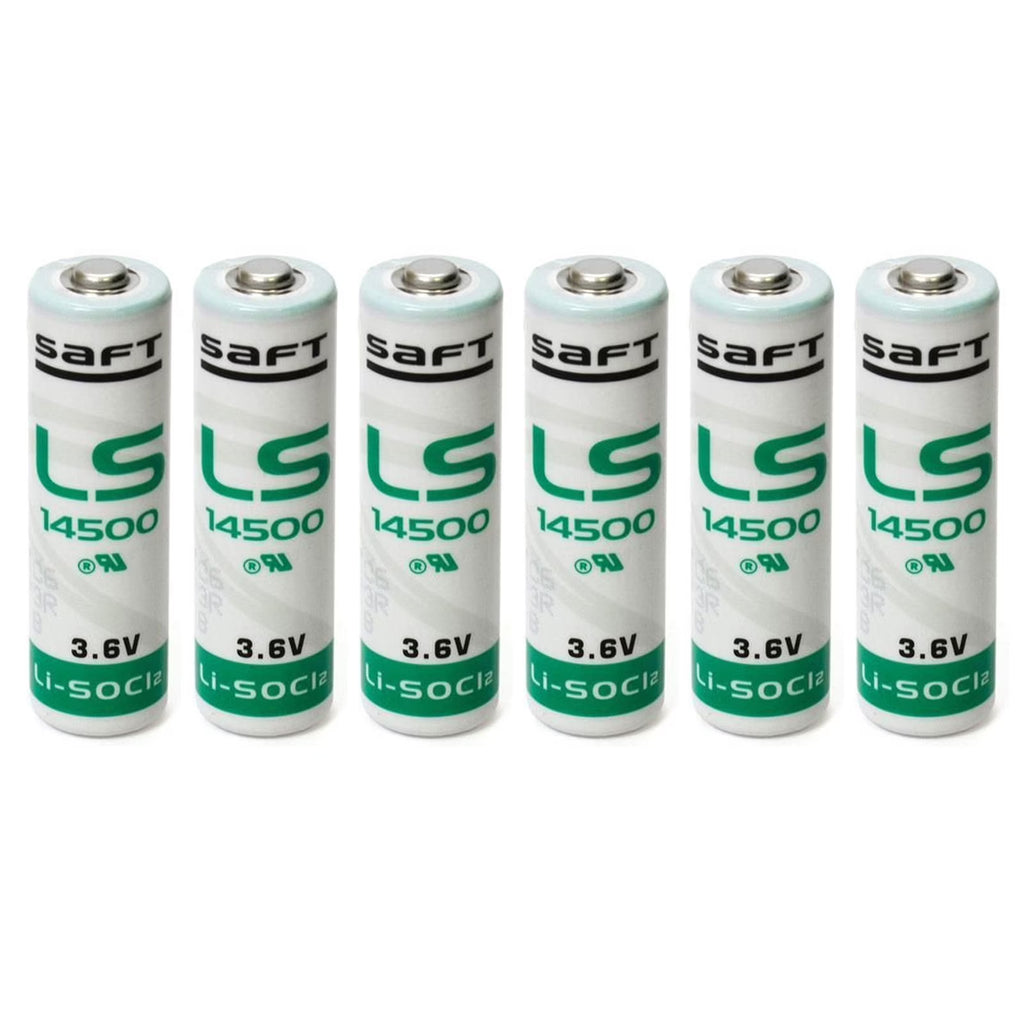 6x AA 3.6V 2600mAh Lithium Thionyl Chloride Battery V487