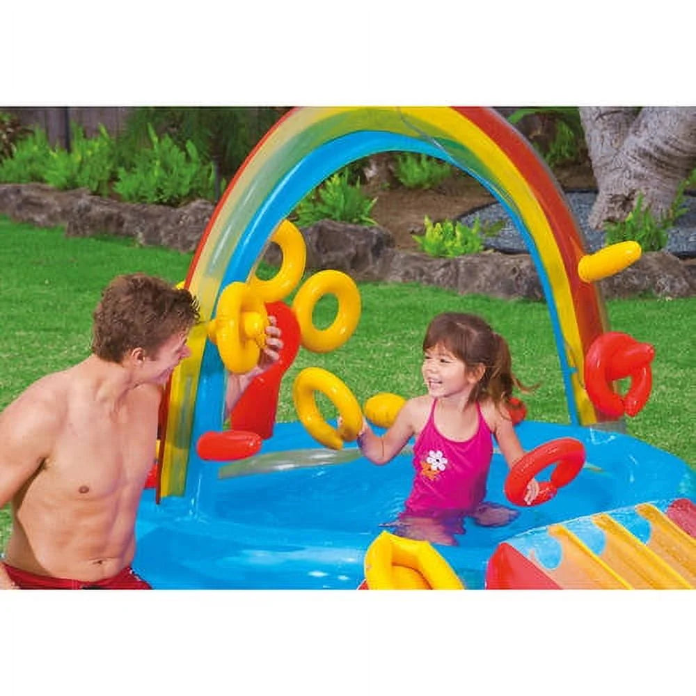 Inflatable Pool & Water Slide A9880